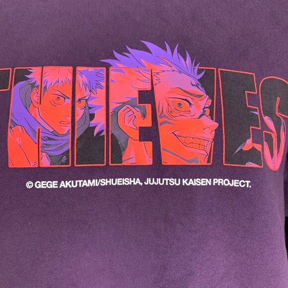 Jujuts Kaisen‎ 100 Thieves Adults Sukana Pullover Cotton Hoodie Size S - Picture 6 of 14